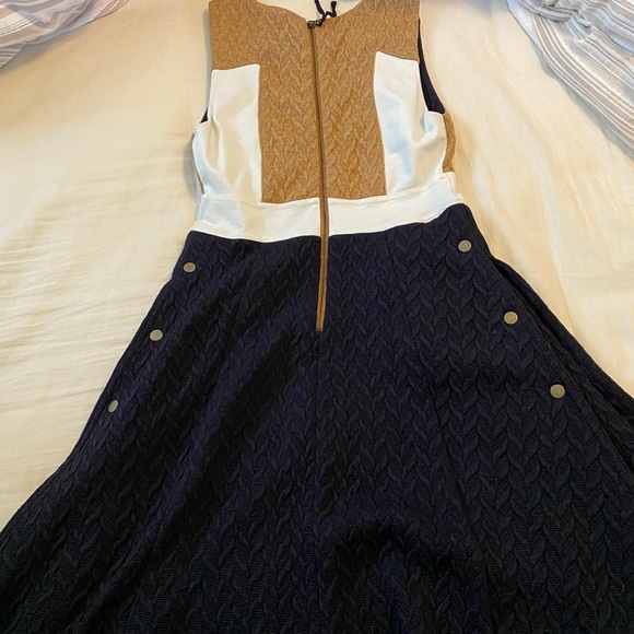 Anthropologie Maeve Cabled Colorblock Dress size 00 - Picture 4 of 7